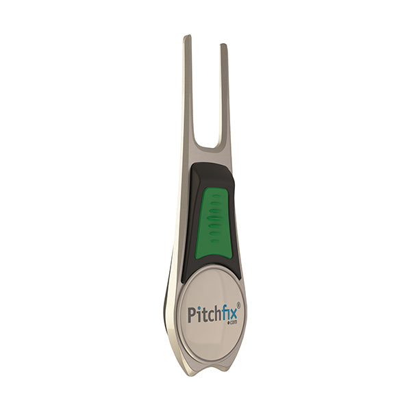 BLACK AND GREEN PITCHFIX DIVOT TOOL TOUR EDITION