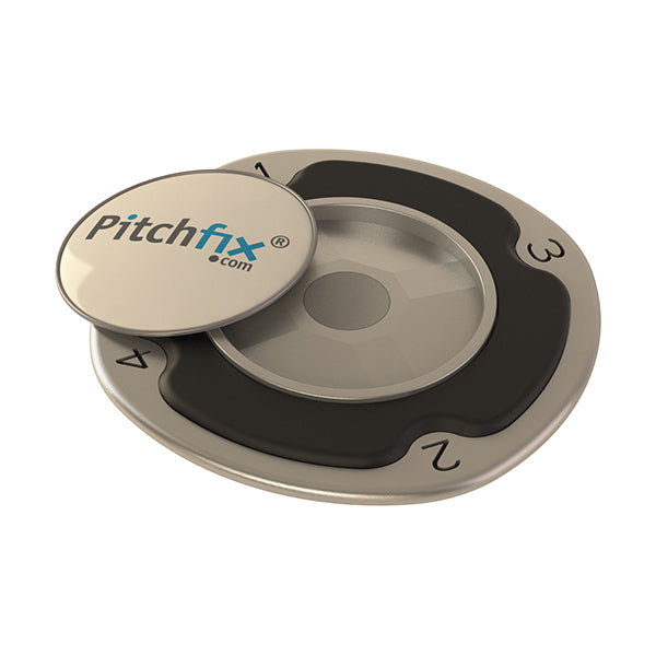 Black Pitchfix Multimarker Chip Golf Ball Marker