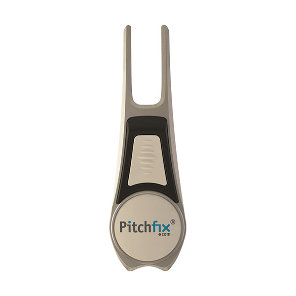 BLACK AND WHITE PITCHFIX DIVOT TOOL TOUR EDITION