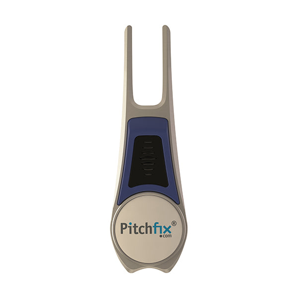 BLUE AND BLACK PITCHFIX DIVOT TOOL TOUR EDITION