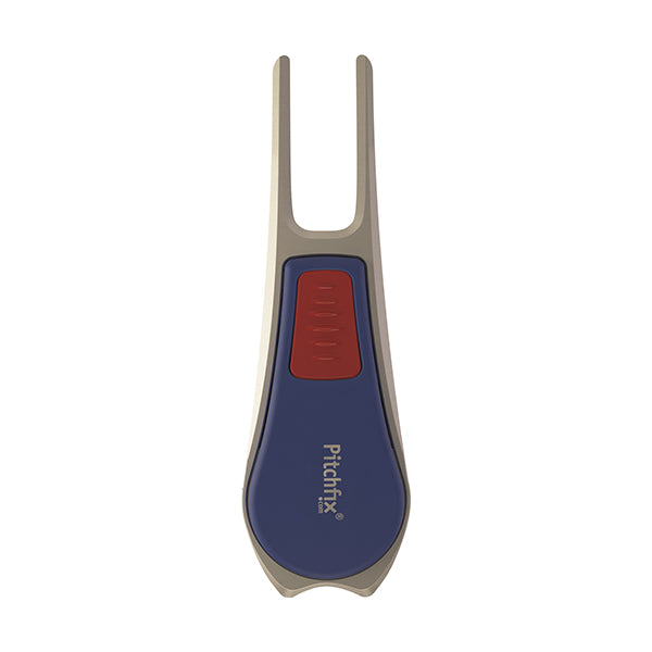 BLUE AND RED PITCHFIX DIVOT TOOL TOUR EDITION