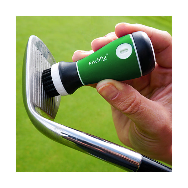 Green Pitchfix Aquabrush Club brush