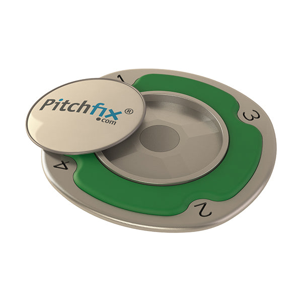 Green Pitchfix Multimarker Chip Golf Ball Marker