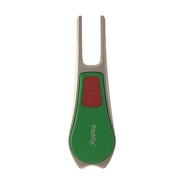 GREEN AND RED PITCHFIX DIVOT TOOL TOUR EDITION