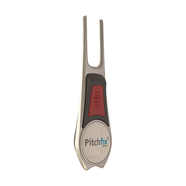 GUN AND RED PITCHFIX DIVOT TOOL TOUR EDITION