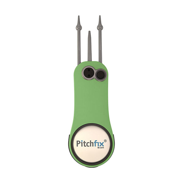 Light Green Pitchfix Fusion2.5 Divot Tool
