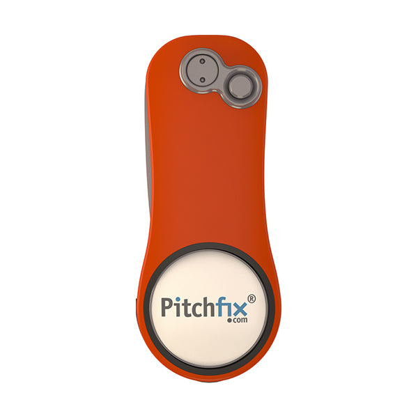 Orange Pitchfix Hybrid2.0 Divot Tool