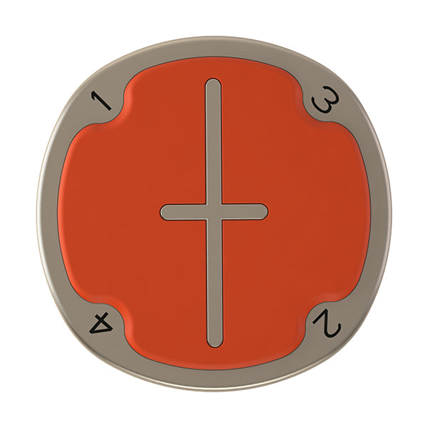 Orange Pitchfix Multimarker Chip Golf Ball Marker