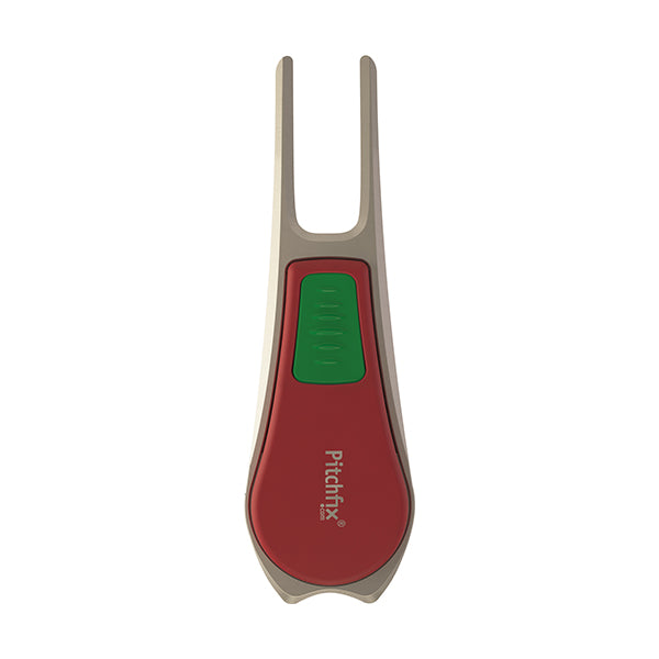 RED AND GREEN PITCHFIX DIVOT TOOL TOUR EDITION