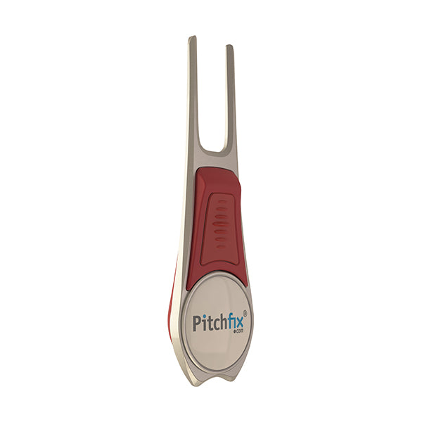 RED PITCHFIX DIVOT TOOL TOUR EDITION