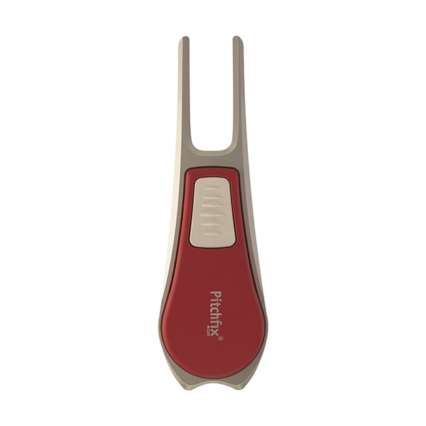 RED AND WHITE PITCHFIX DIVOT TOOL TOUR EDITION