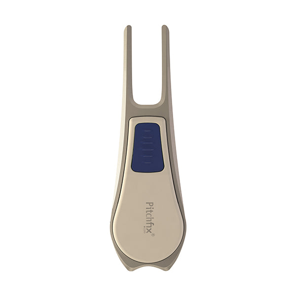 WHITE AND BLUE PITCHFIX DIVOT TOOL TOUR EDITION