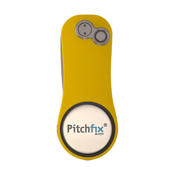 Yellow Pitchfix Hybrid2.0 Divot Tool